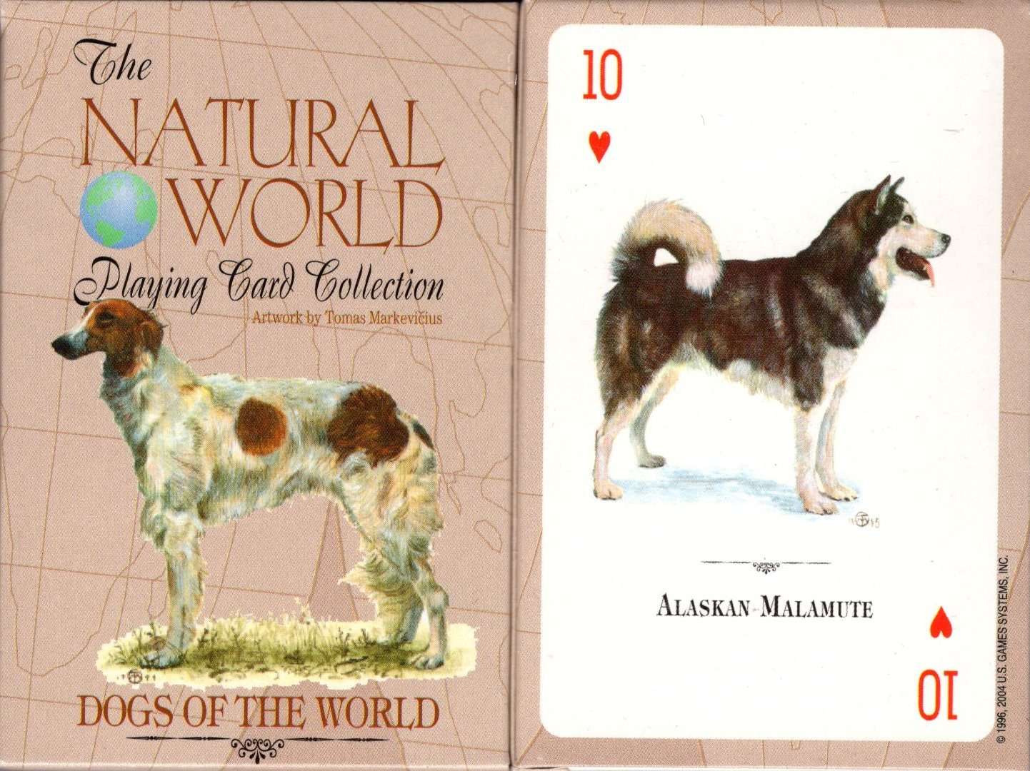 Dogs of the Natural World Playing Cards USGS