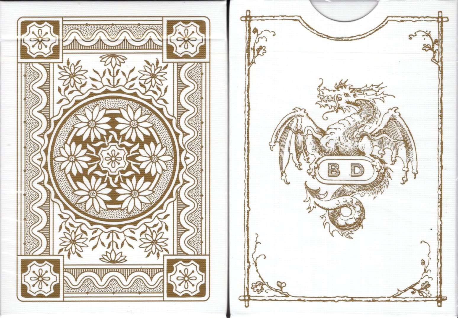 Dondorf White Gold Playing Cards USPCC