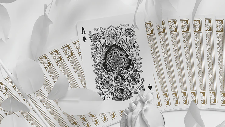 Dondorf White Gold Playing Cards USPCC