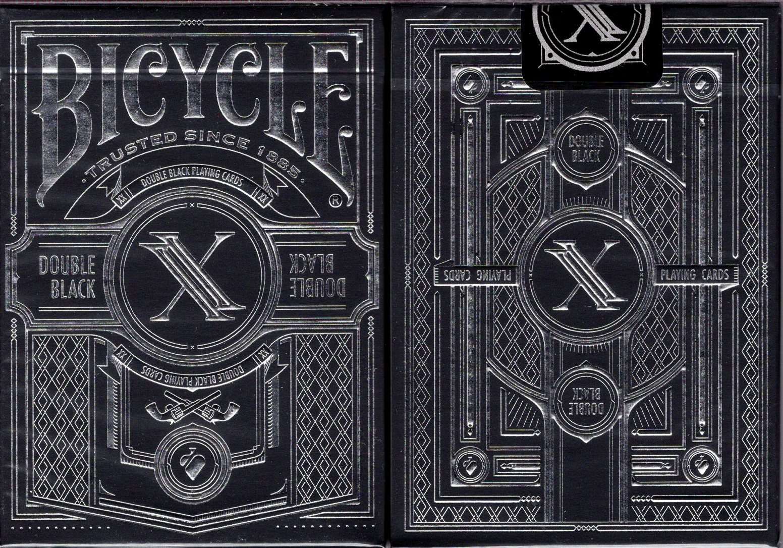Double Black Classic Bicycle Playing Cards