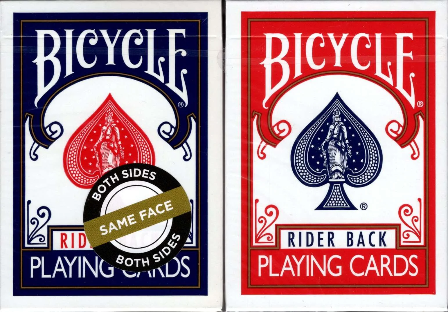 Double Mirror Face Bicycle Playing Cards