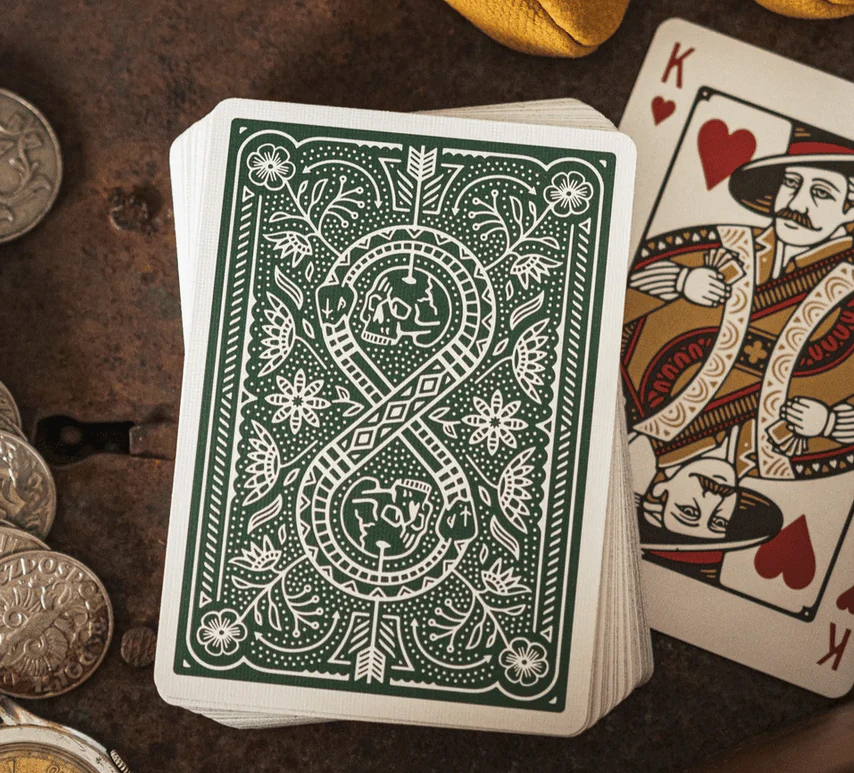Drifter's Green Playing Cards USPCC