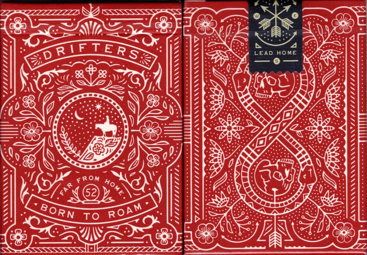 Drifter's Red Playing Cards USPCC