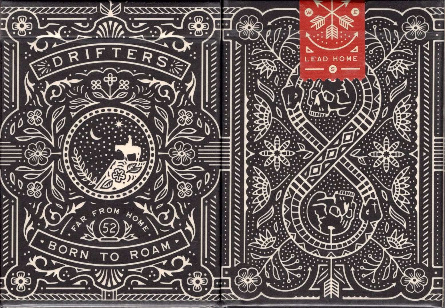 Drifters Black Playing Cards USPCC