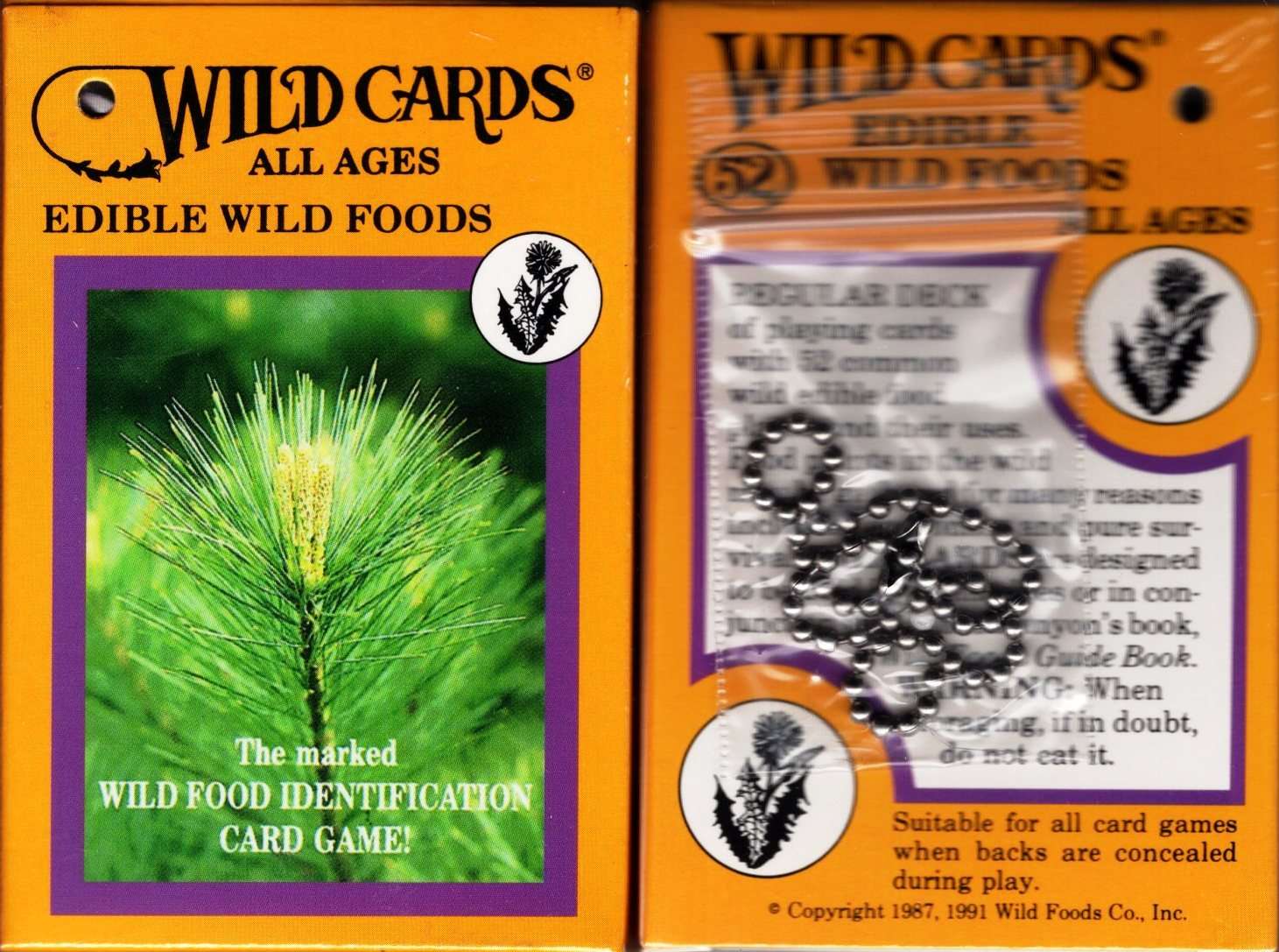 Edible Wild Foods Playing Cards USGS