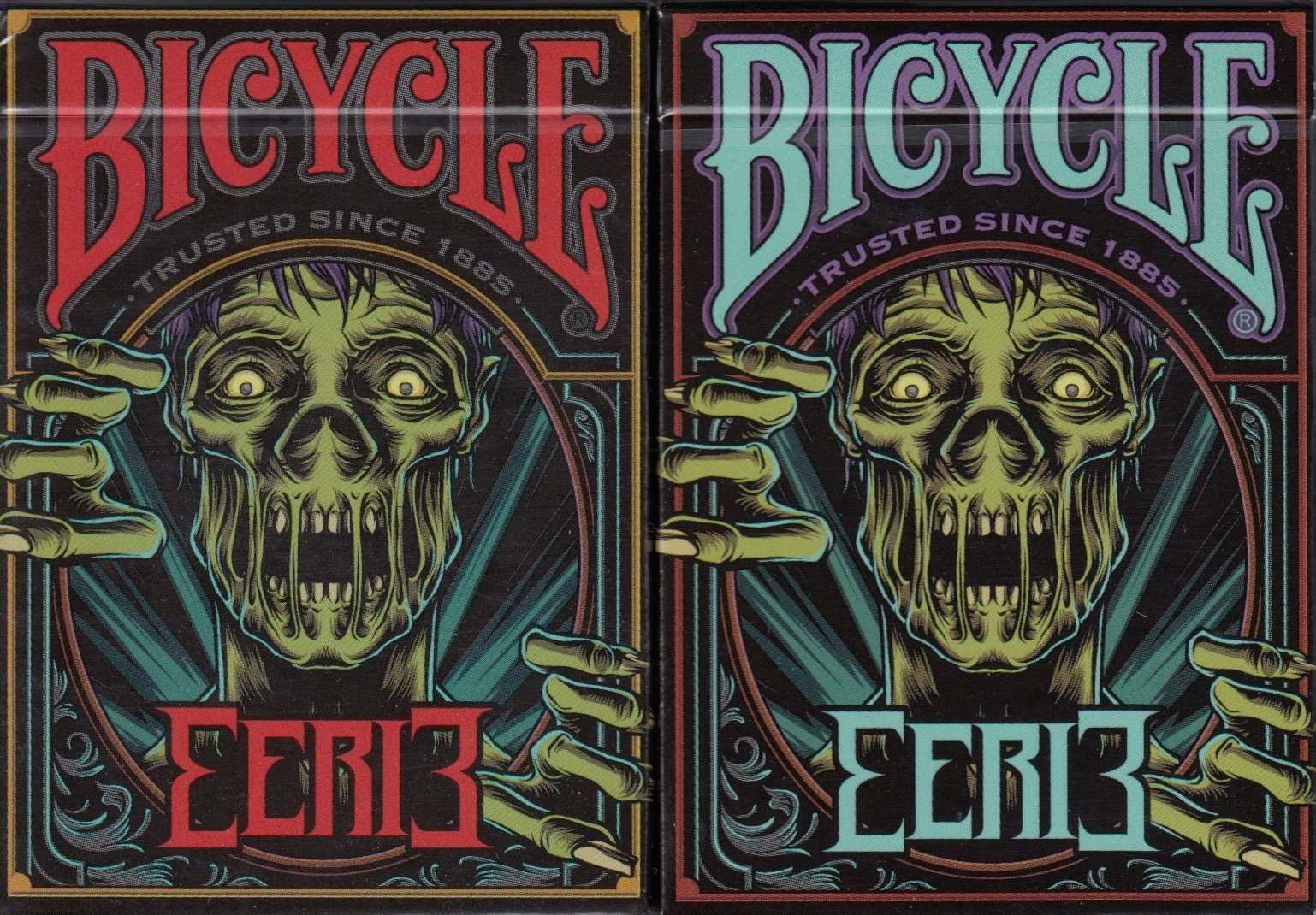 Eerie Bicycle Playing Cards - Red & Purple 1 2410-eerie-bicycle-playing-cards-red-purple-1.jpg