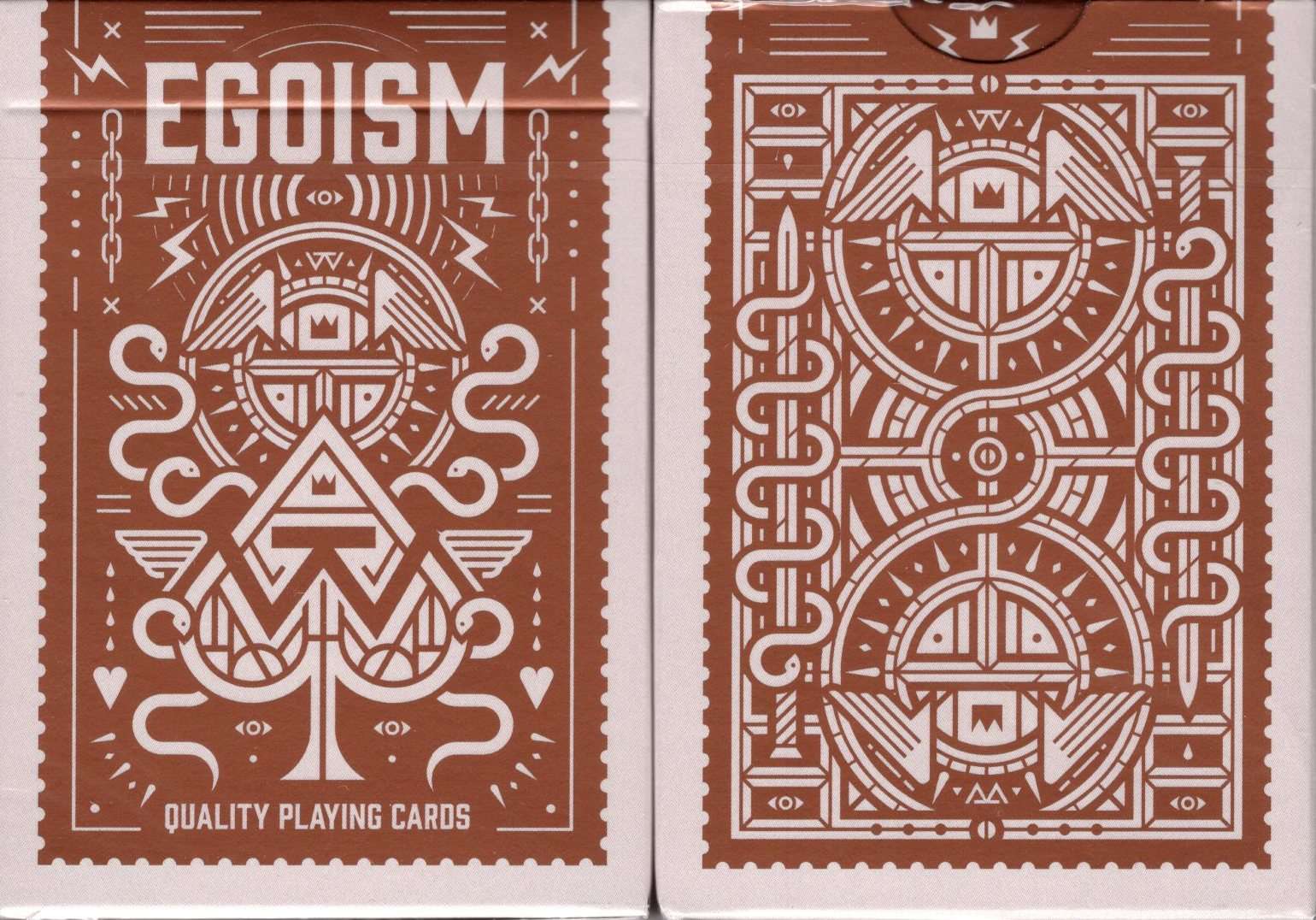 Egoism Ivory Playing Cards USPCC