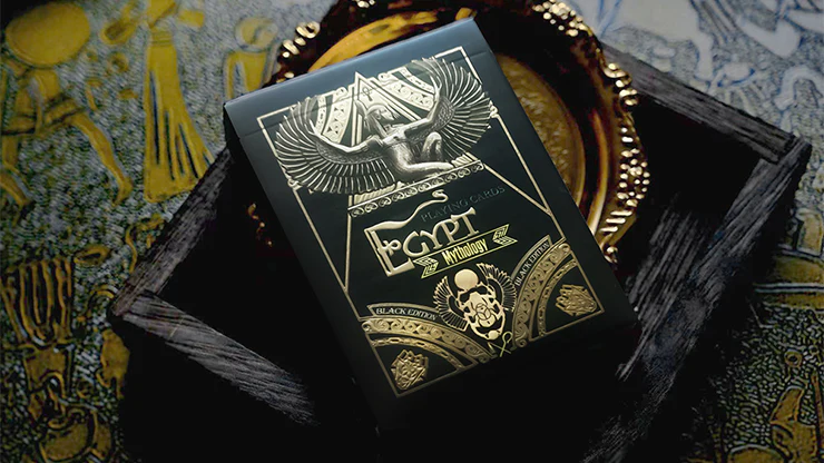 Egypt Mythology Black Edition Playing Cards - Dark Gray