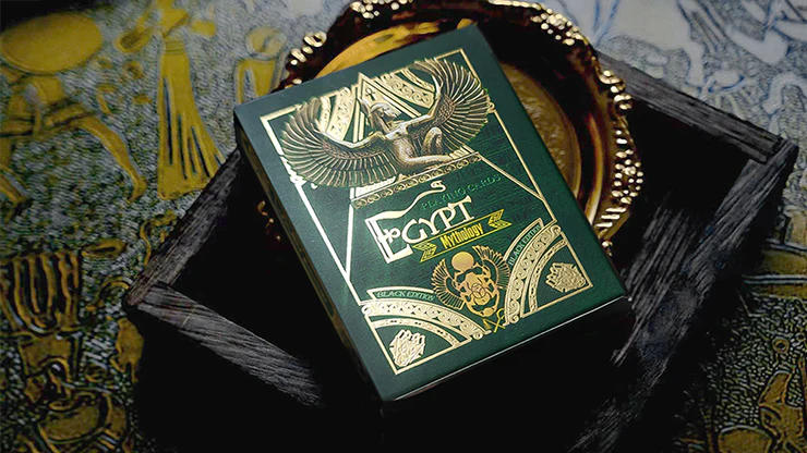 Egypt Mythology Black Edition Playing Cards - Green 1 2417-egypt-mythology-black-edition-playing-cards-green-1.webp