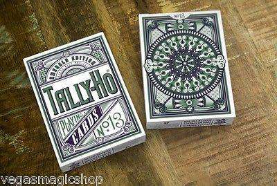 Emerald Tally -Ho No.13 Playing Cards Deck