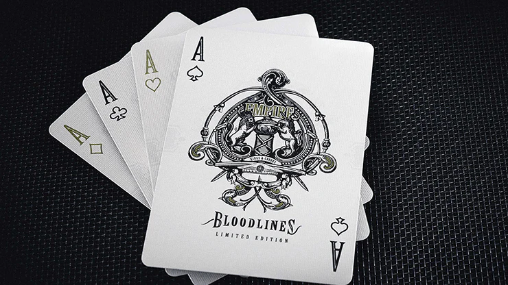 Empire Bloodlines Black Gold Playing Cards LPCC