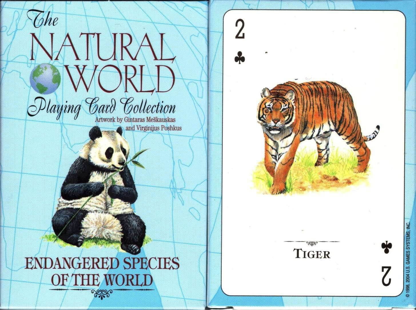 Endangered Species of the Natural World Playing Cards USGS
