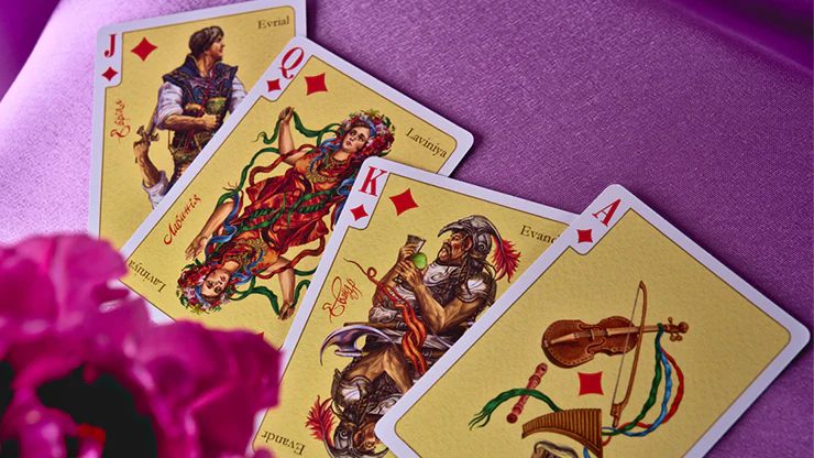 Eneida: Love Green Playing Cards NPCC