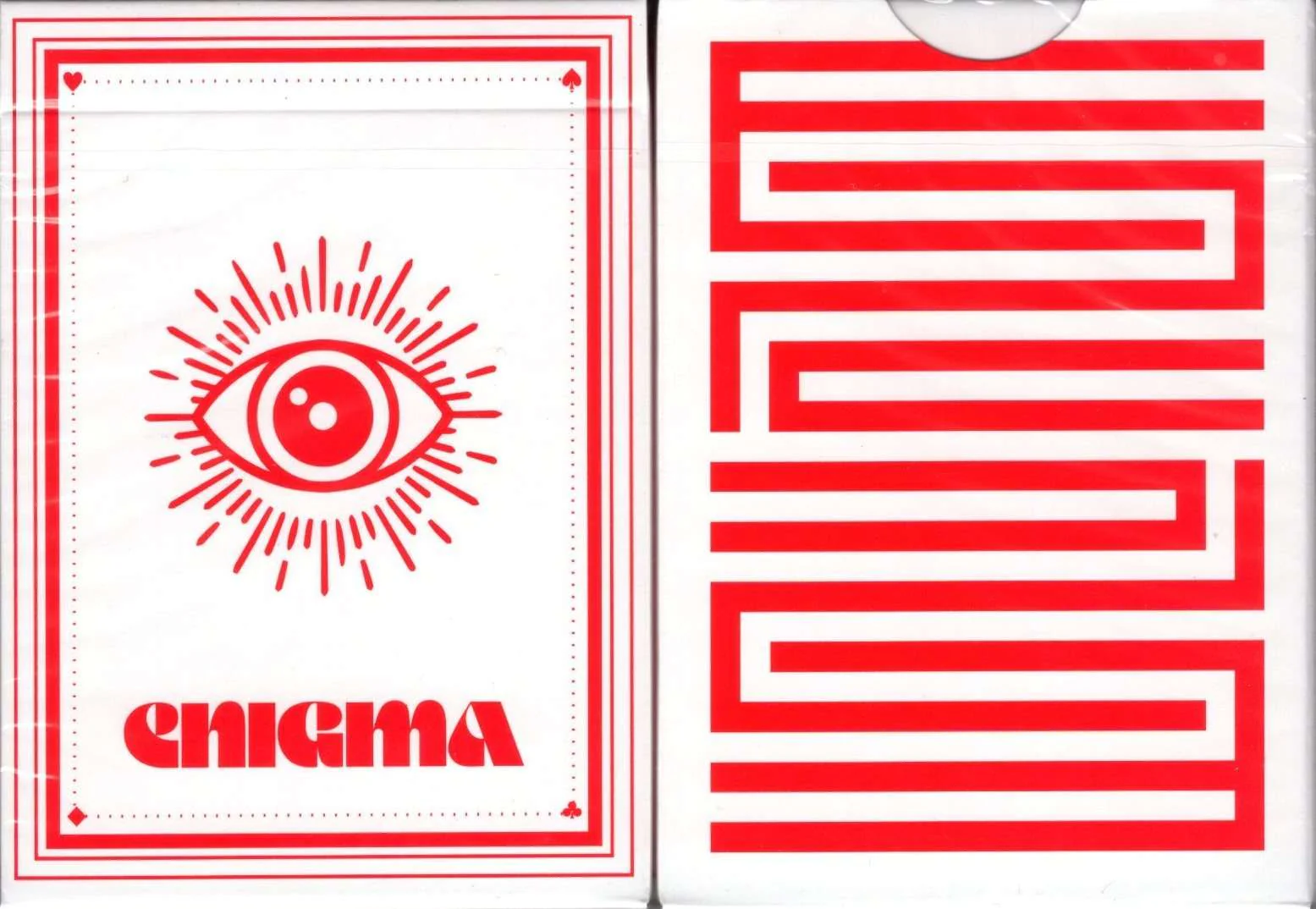 Enigma Red Playing Cards USPCC