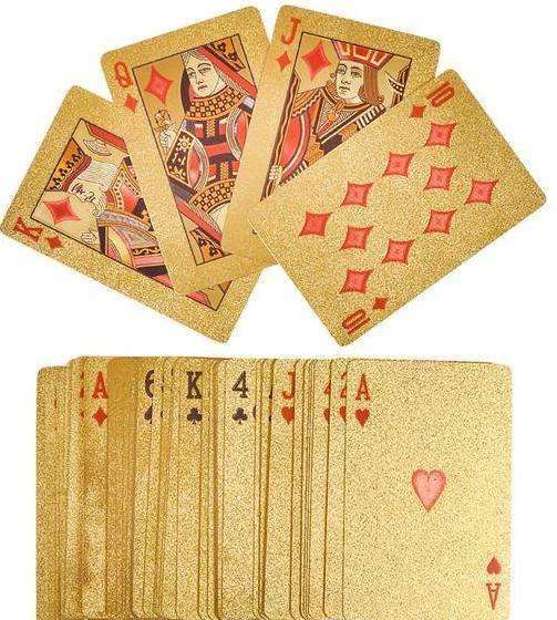 $100 Bill Foil Playing Cards - Gold & Silver
