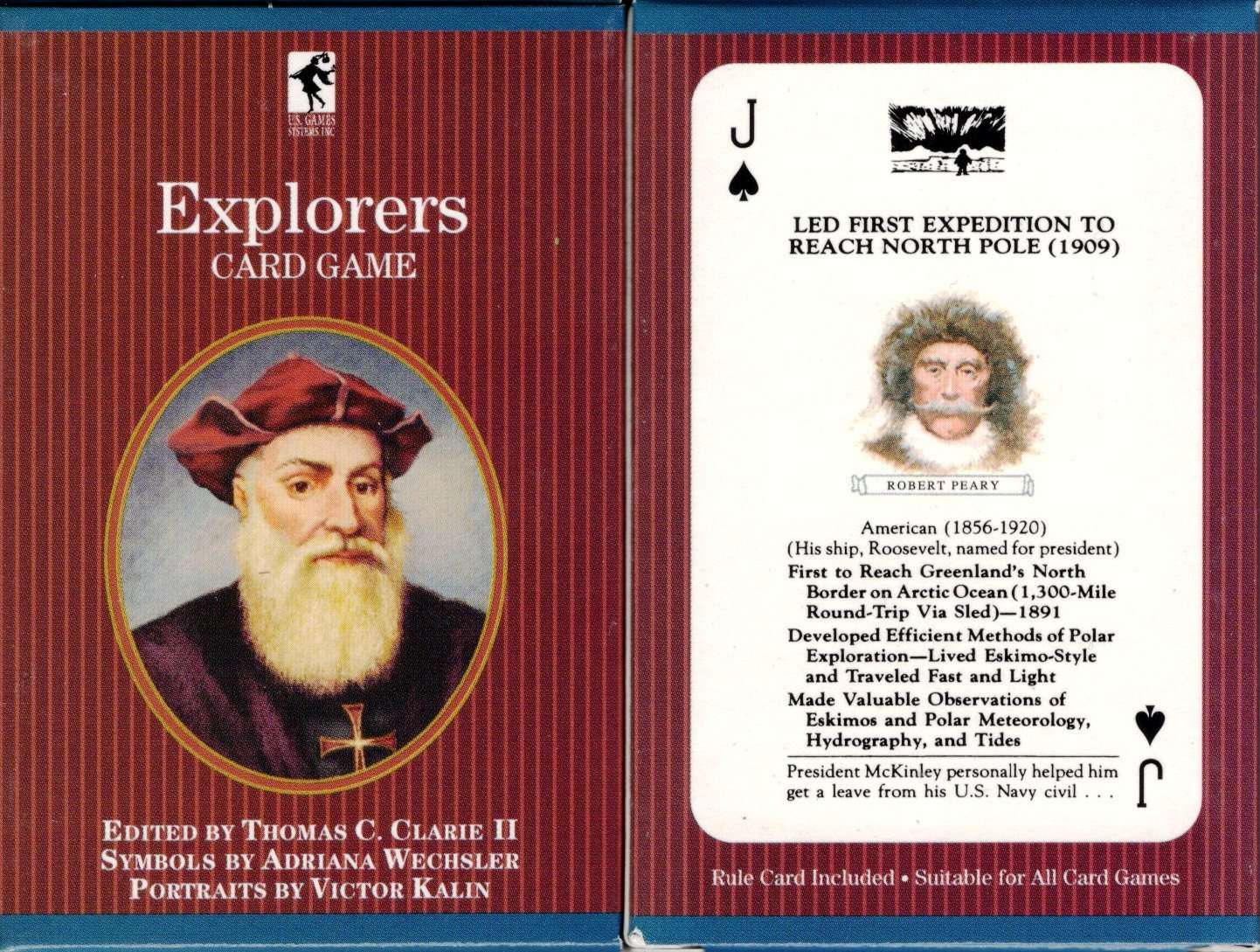 Explorers Playing Cards USGS