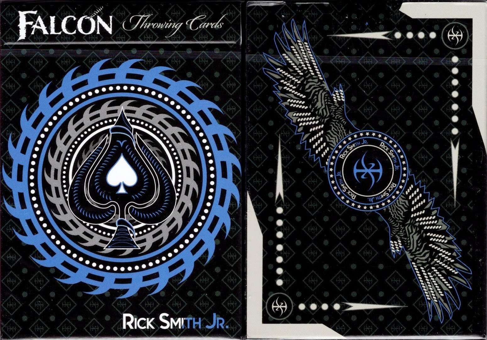 Falcon Silver Throwing Playing Cards USPCC