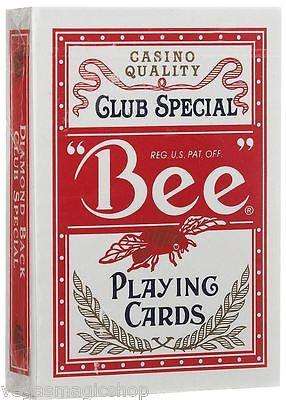 'Bee' Standard Red Playing Cards