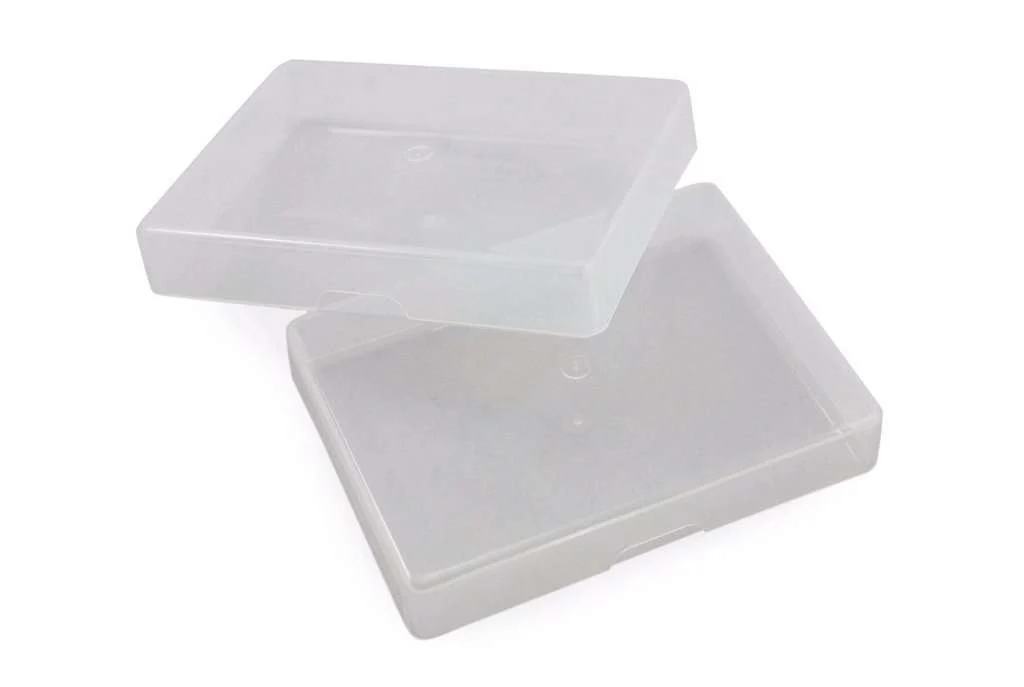 1 Dozen Clear Plastic Boxes for Regular Sized Playing Cards in Tuck Case