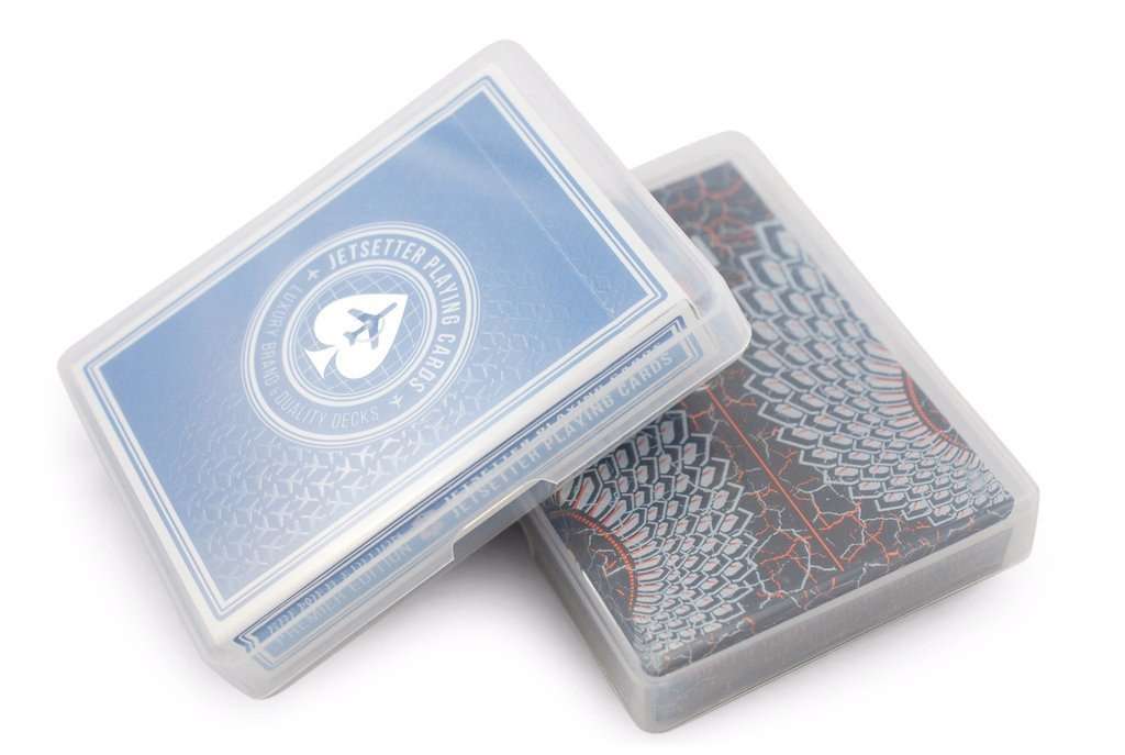 1 Dozen Clear Plastic Boxes for Regular Sized Playing Cards in Tuck Case