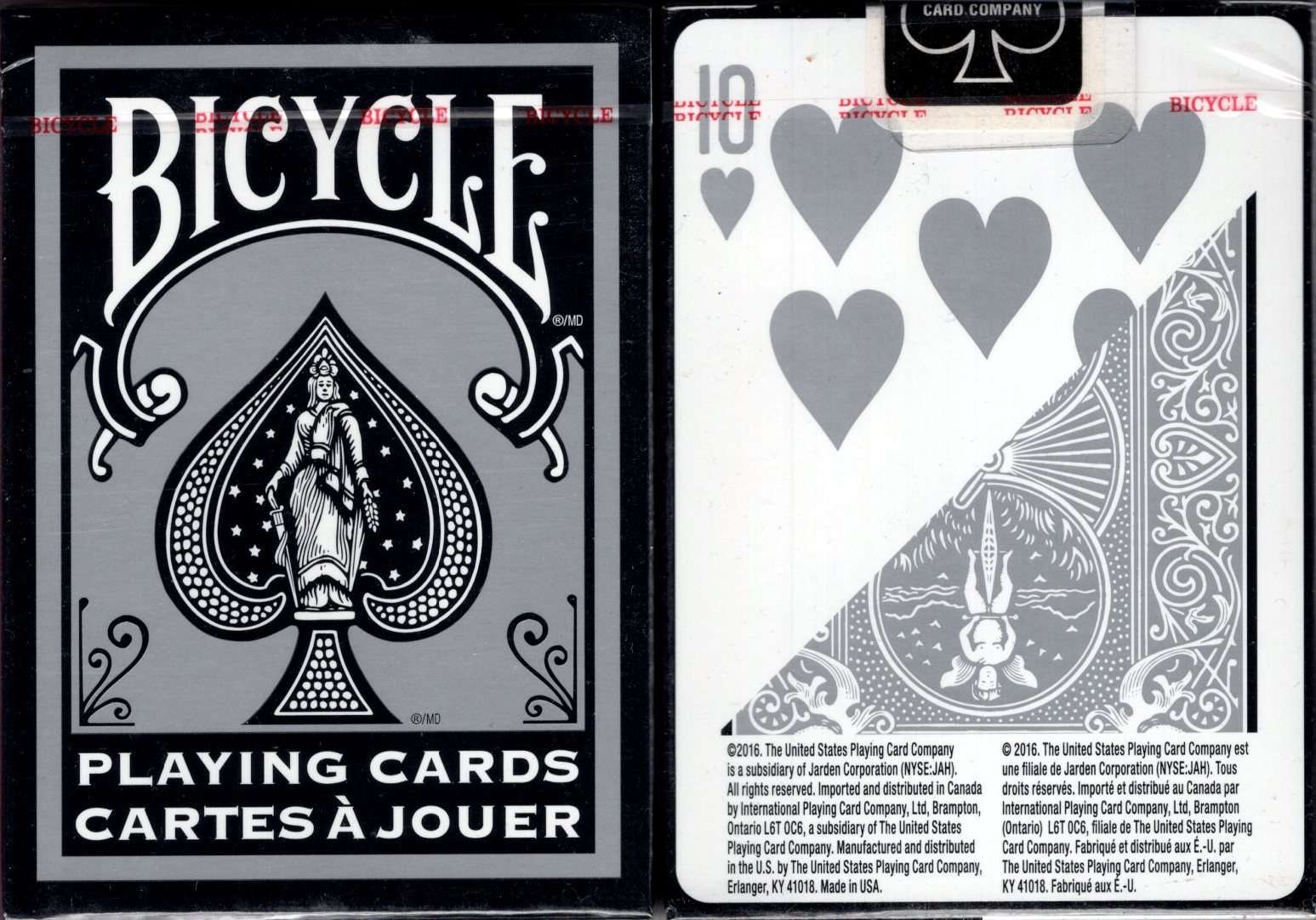 Fashion Silver Bicycle Playing Cards