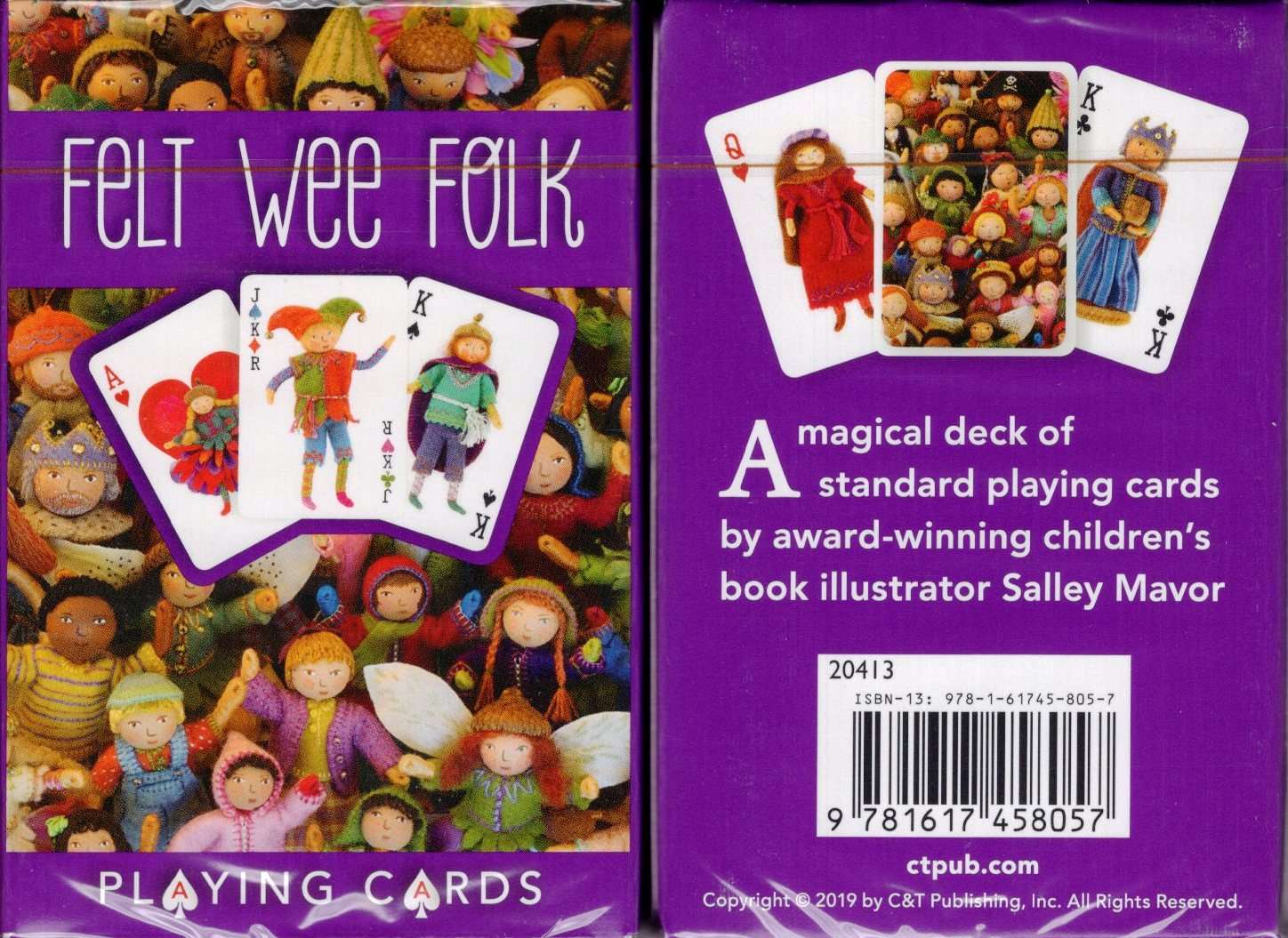 Felt Wee Folk Playing Cards
