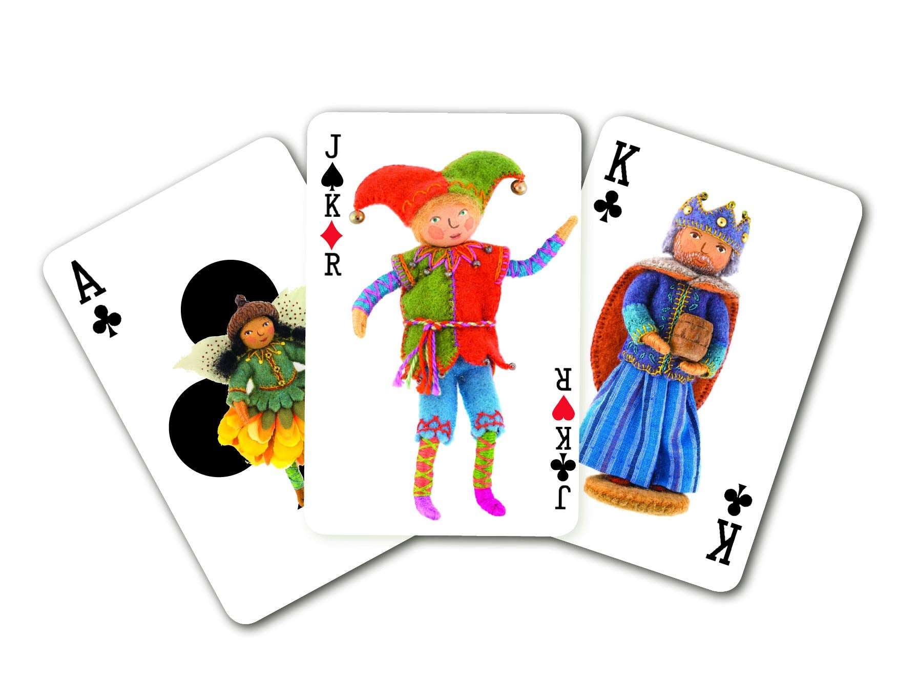 Felt Wee Folk Playing Cards