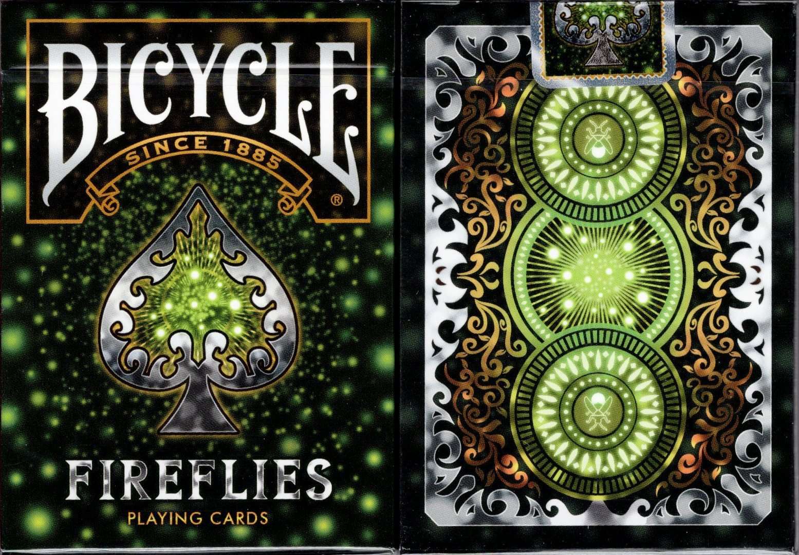 Fireflies Bicycle Playing Cards