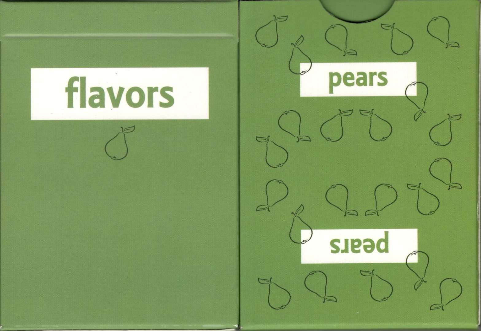 Flavors Pears Playing Cards Cartamundi