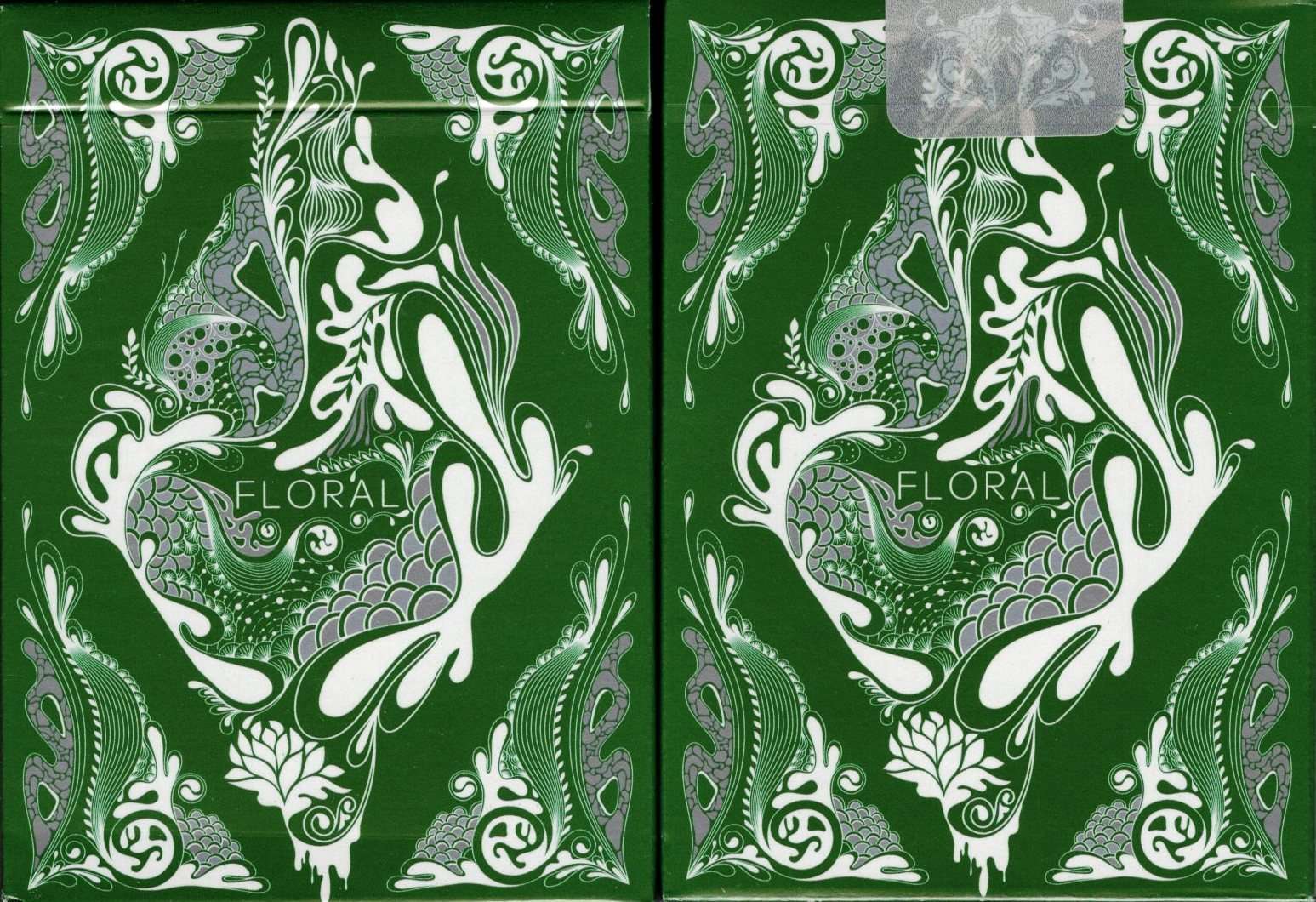 Floral Green Playing Cards USPCC 1 2792-floral-green-playing-cards-uspcc-1.jpg