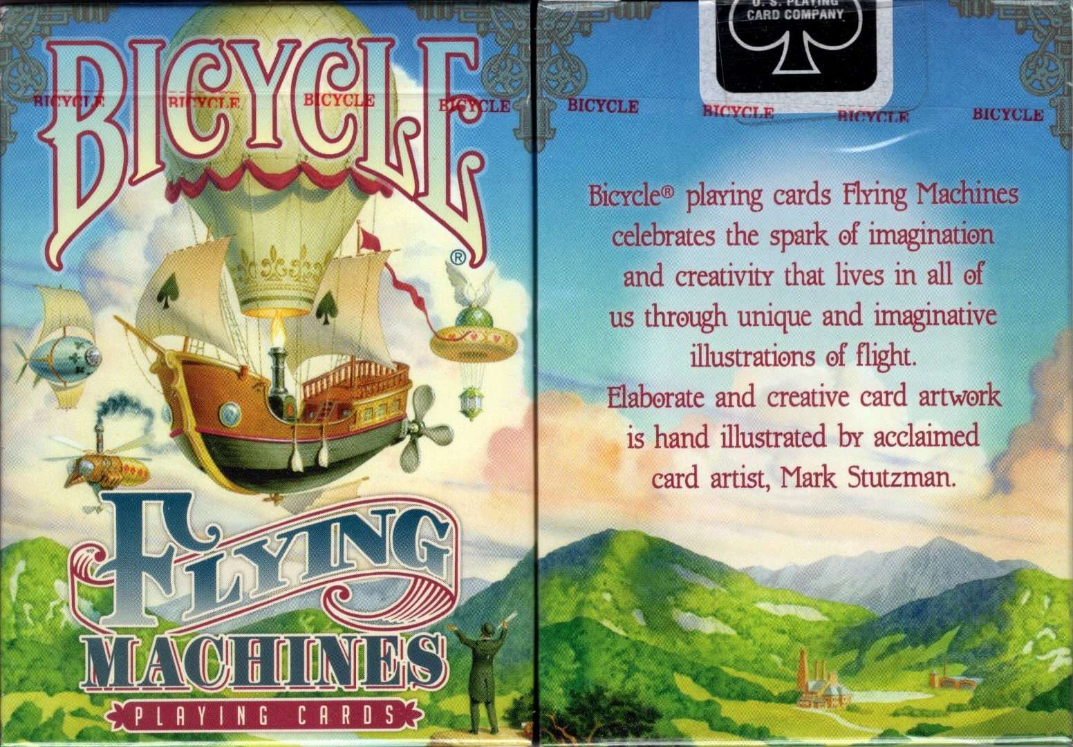 Flying Machines Bicycle Playing Cards