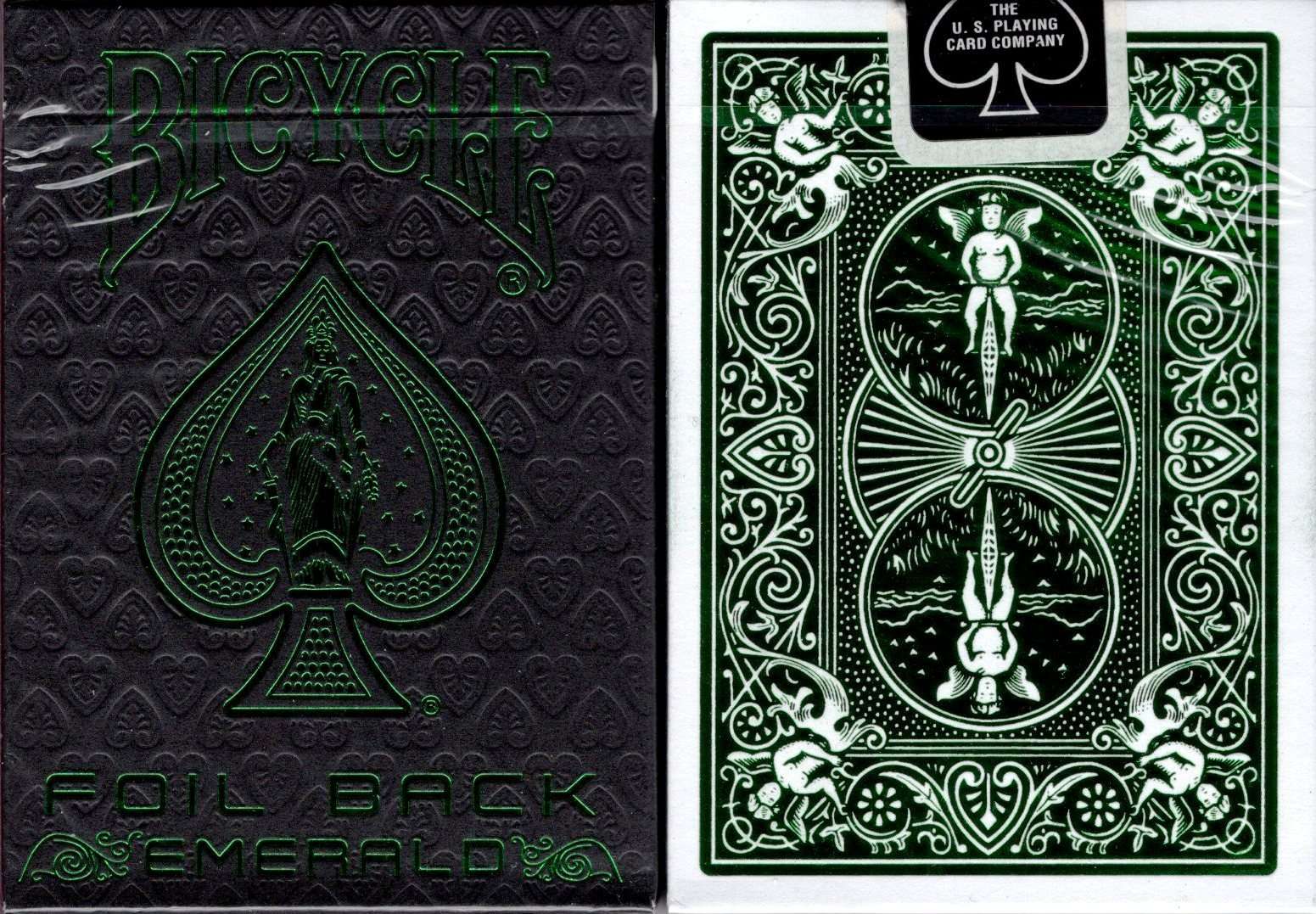Foil Back Emerald Bicycle Playing Cards 1 2829-foil-back-emerald-bicycle-playing-cards-1.jpg