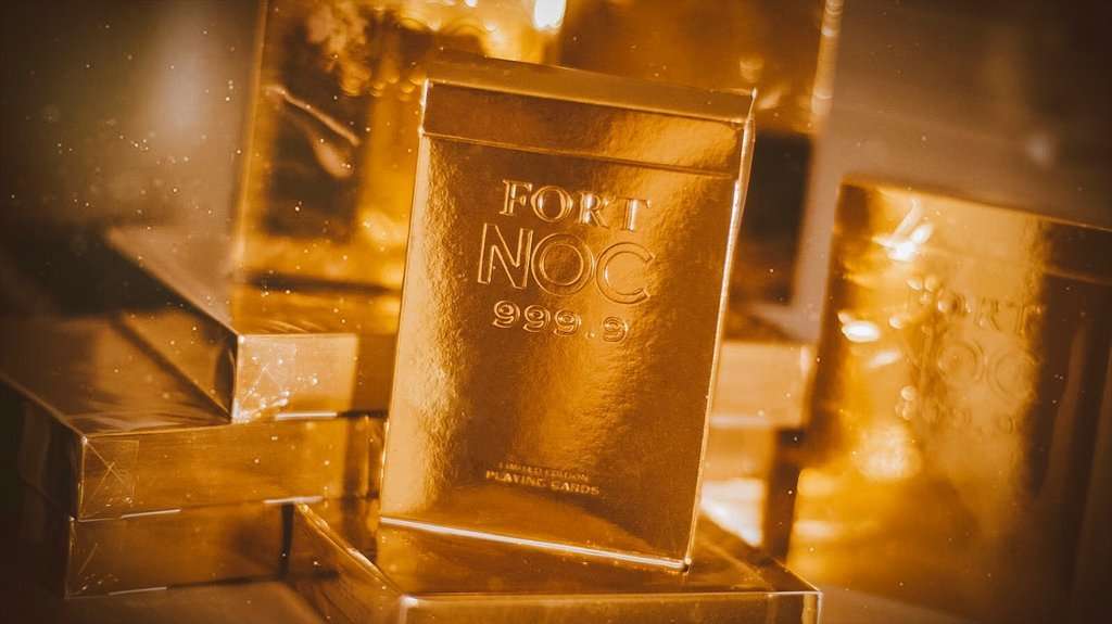 Fort NOC Gold Playing Cards USPCC