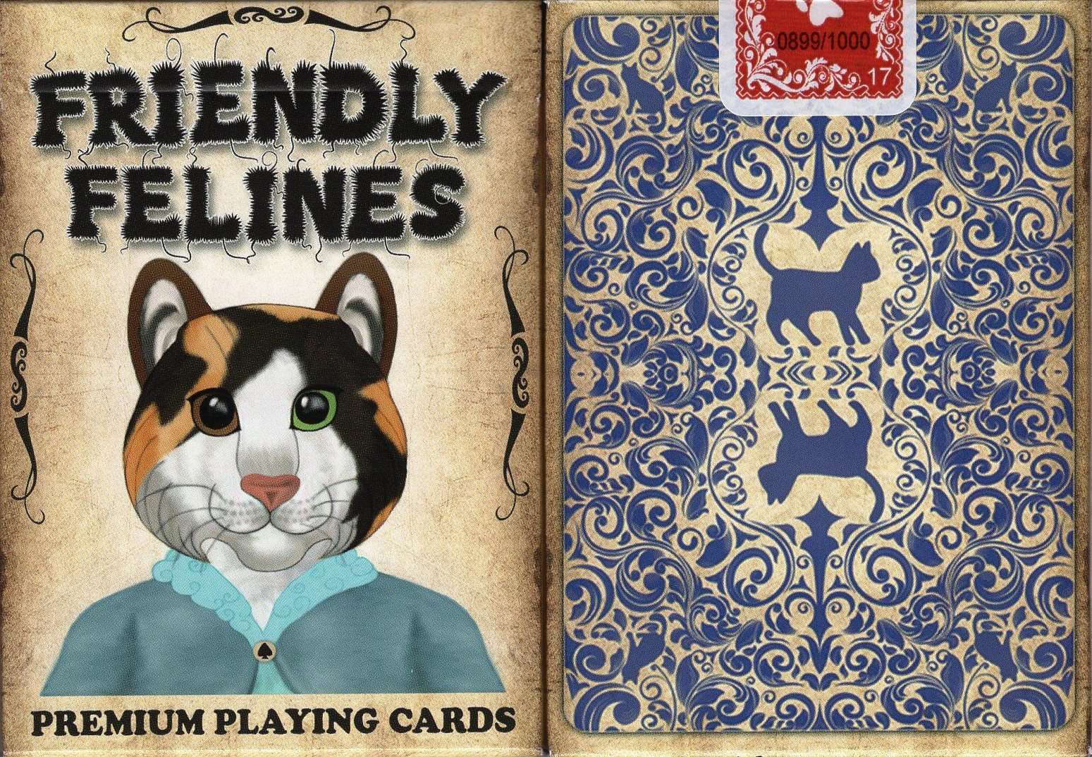Friendly Felines Playing Cards USPCC