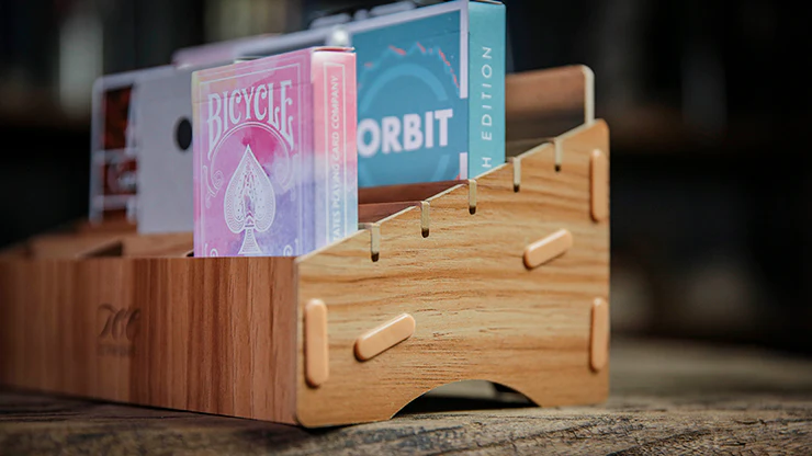 18 Deck Wooden Playing Card Display