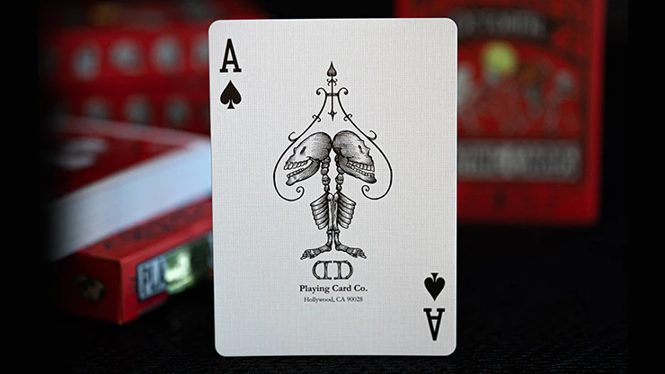 Fulton's October Red Edition Playing Cards