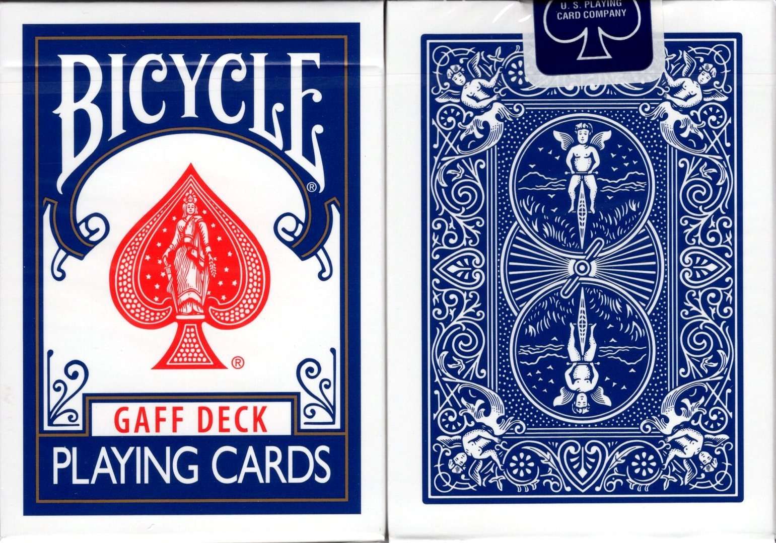 Gaff Rider Back Blue Bicycle Playing Cards