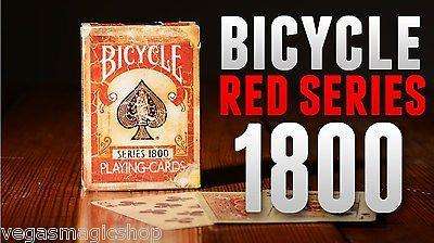 1800 Vintage Red Bicycle Playing Cards Deck