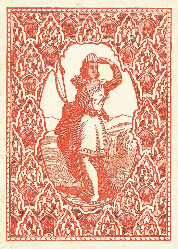 1858 Samuel Hart Reproduction Playing Cards USGS