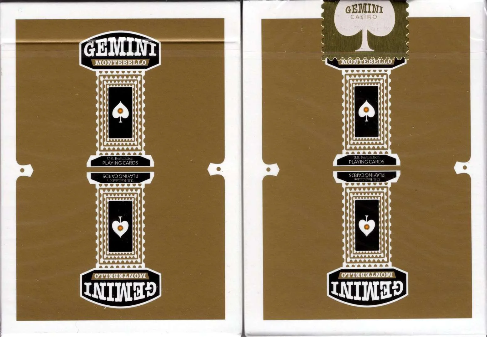 Gemini Casino Gold Playing Cards USPCC