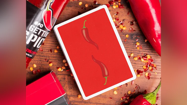 Gettin' Spicy Chili Pepper Playing Cards USPCC