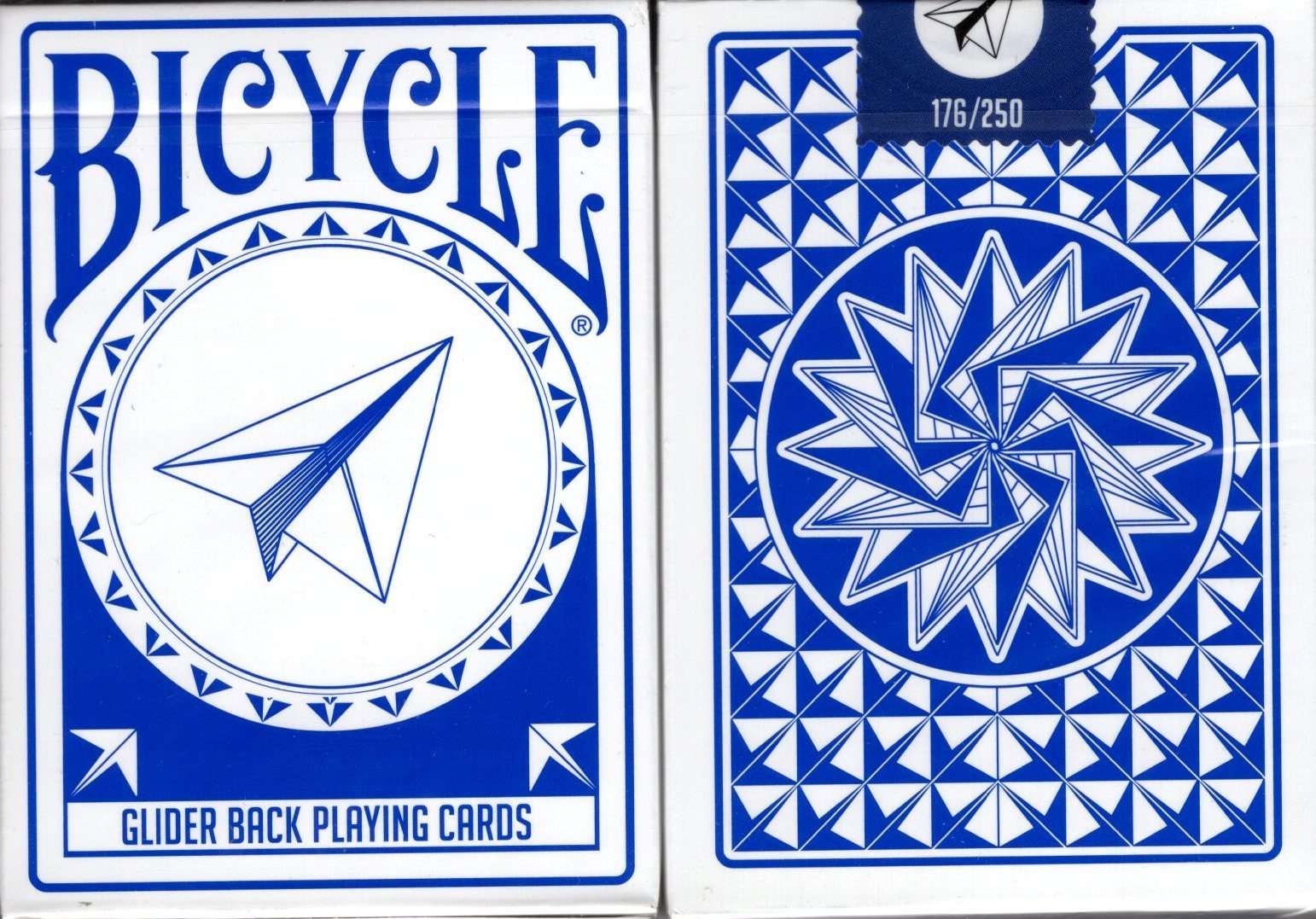 Glider Back Marked Gilded Bicycle Playing Cards