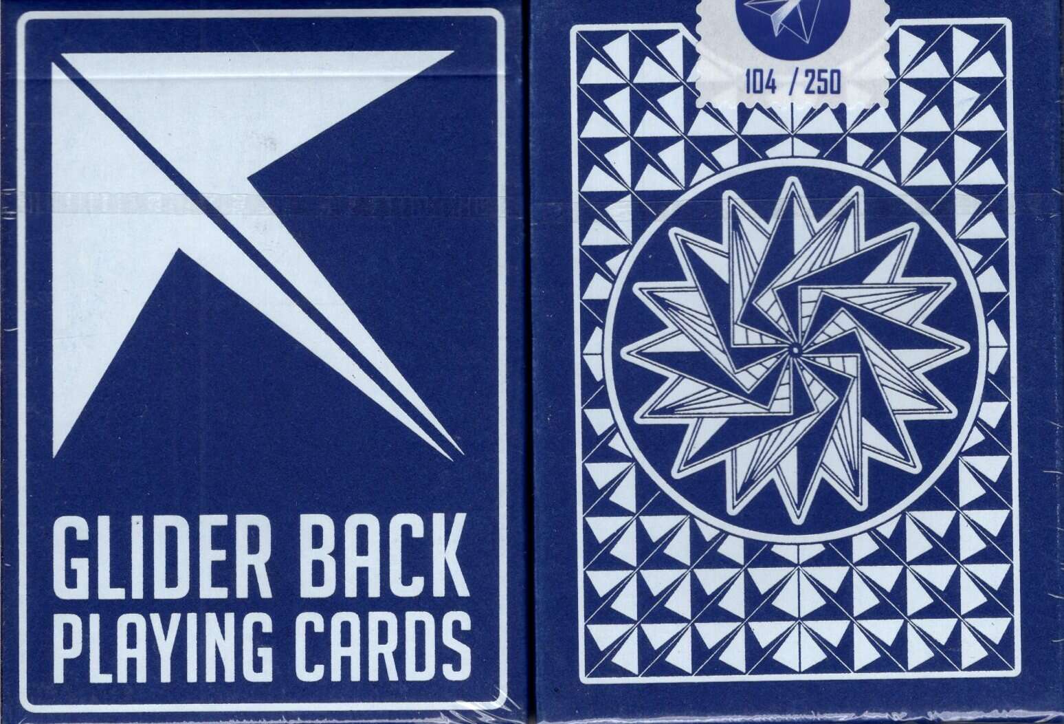 Glider Back v2 Gilded Marked Playing Cards