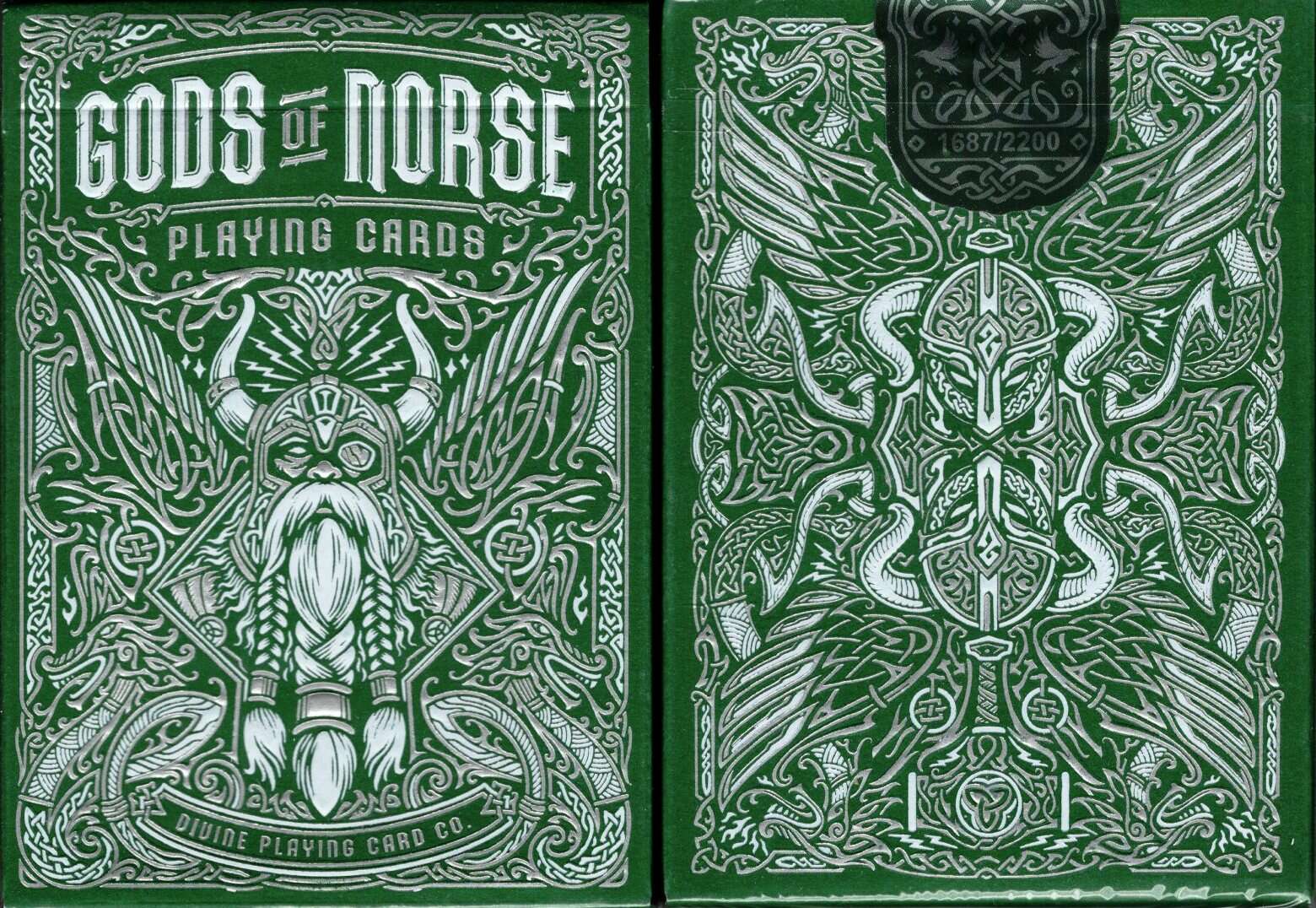 Gods of Norse Olive Esse Playing Cards TPCC