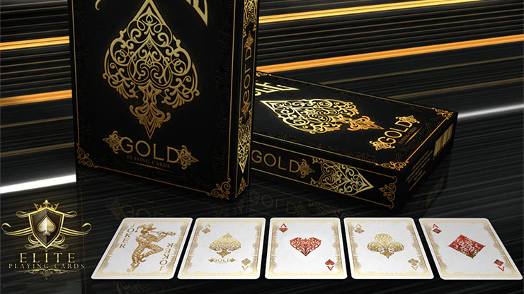 Gold Bicycle Playing Cards