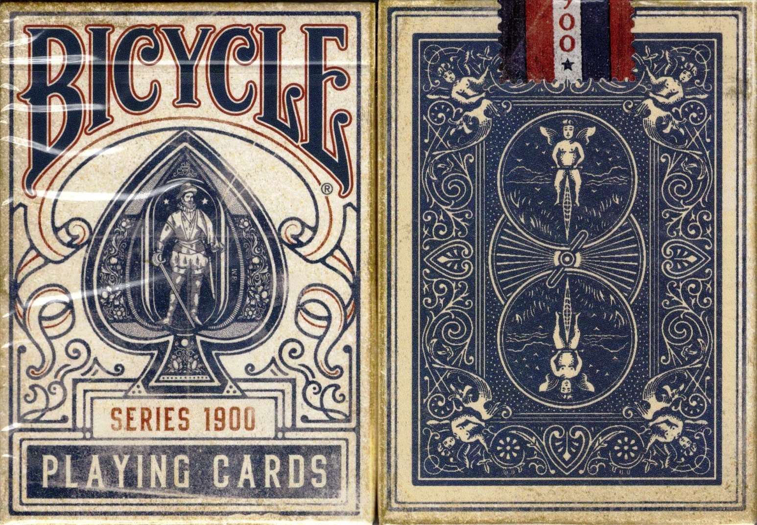 1900 Series Blue Marked Bicycle Playing Cards