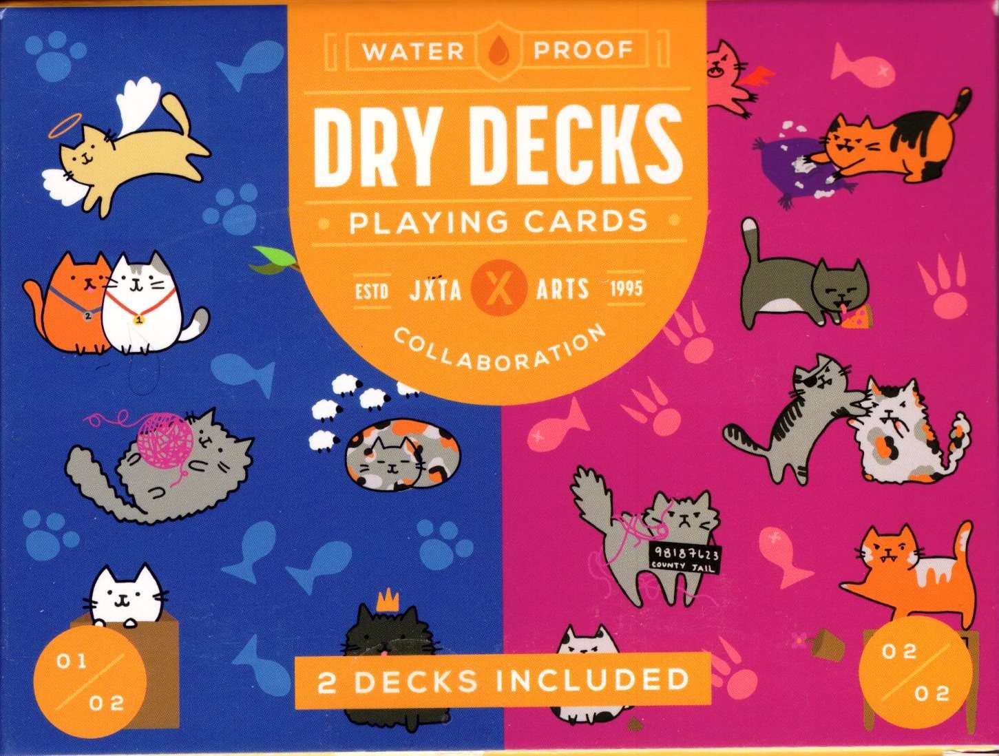 Good Kitty / Bad Kitty Plastic Playing Cards 2 Deck Set 1 3133-good-kitty-bad-kitty-plastic-playing-cards-2-deck-set-1.jpg
