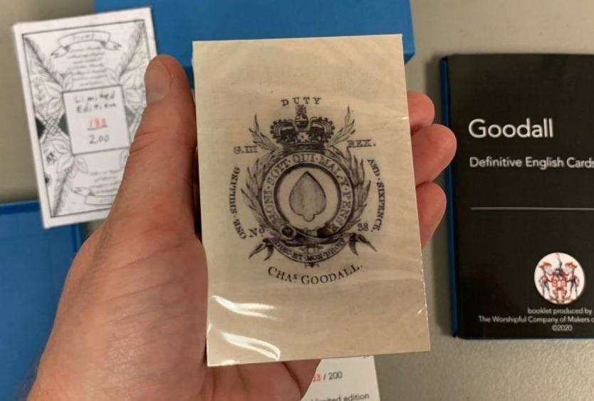 Goodall 200th Anniversary Playing Cards Cartamundi