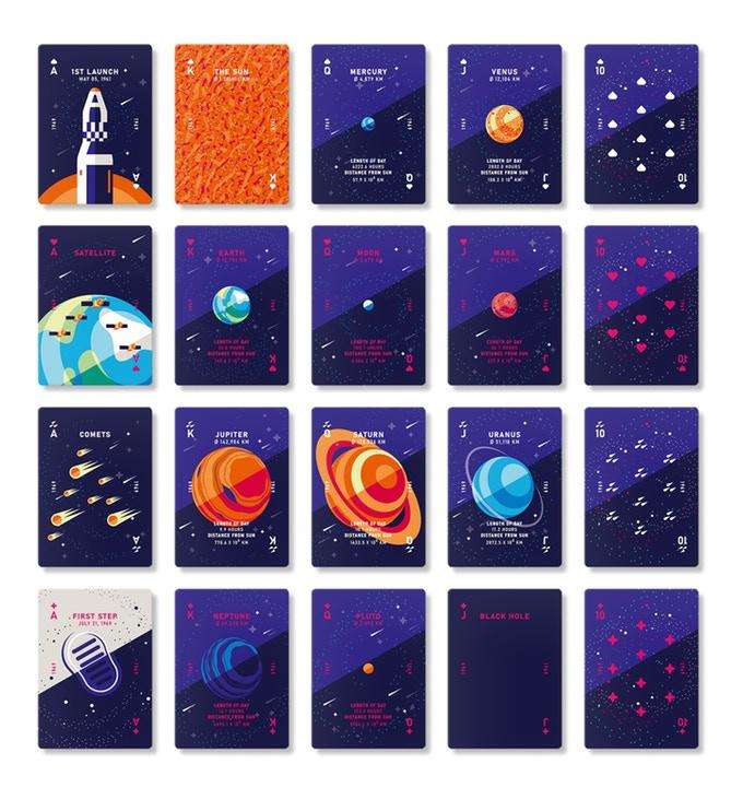 1969 Space Playing Cards Cartamundi