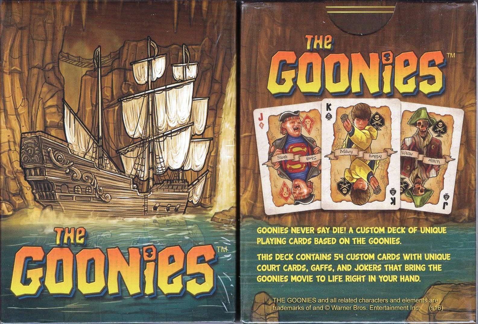 Goonies Movie Playing Cards
